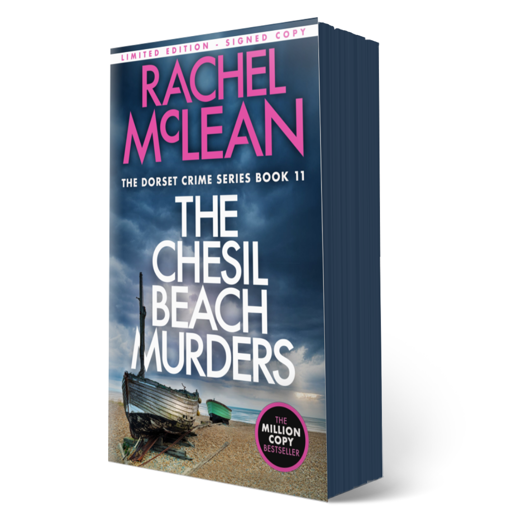Book titled 'The Chesil Beach Murders' by Rachel McLean